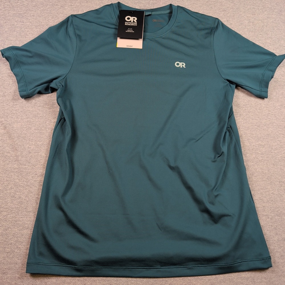 Outdoor Research Womens M ActiveIce Spectrum Sun Shirt Mallard Green 322732